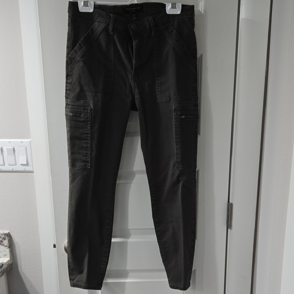Banana Republic Charcoal Skinny Pants
